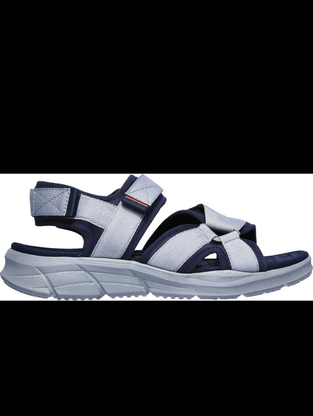 Skechers Mens Equalizer 4.0 Tolgus Sporty Sandals Charcoal Black Navy Charcoal